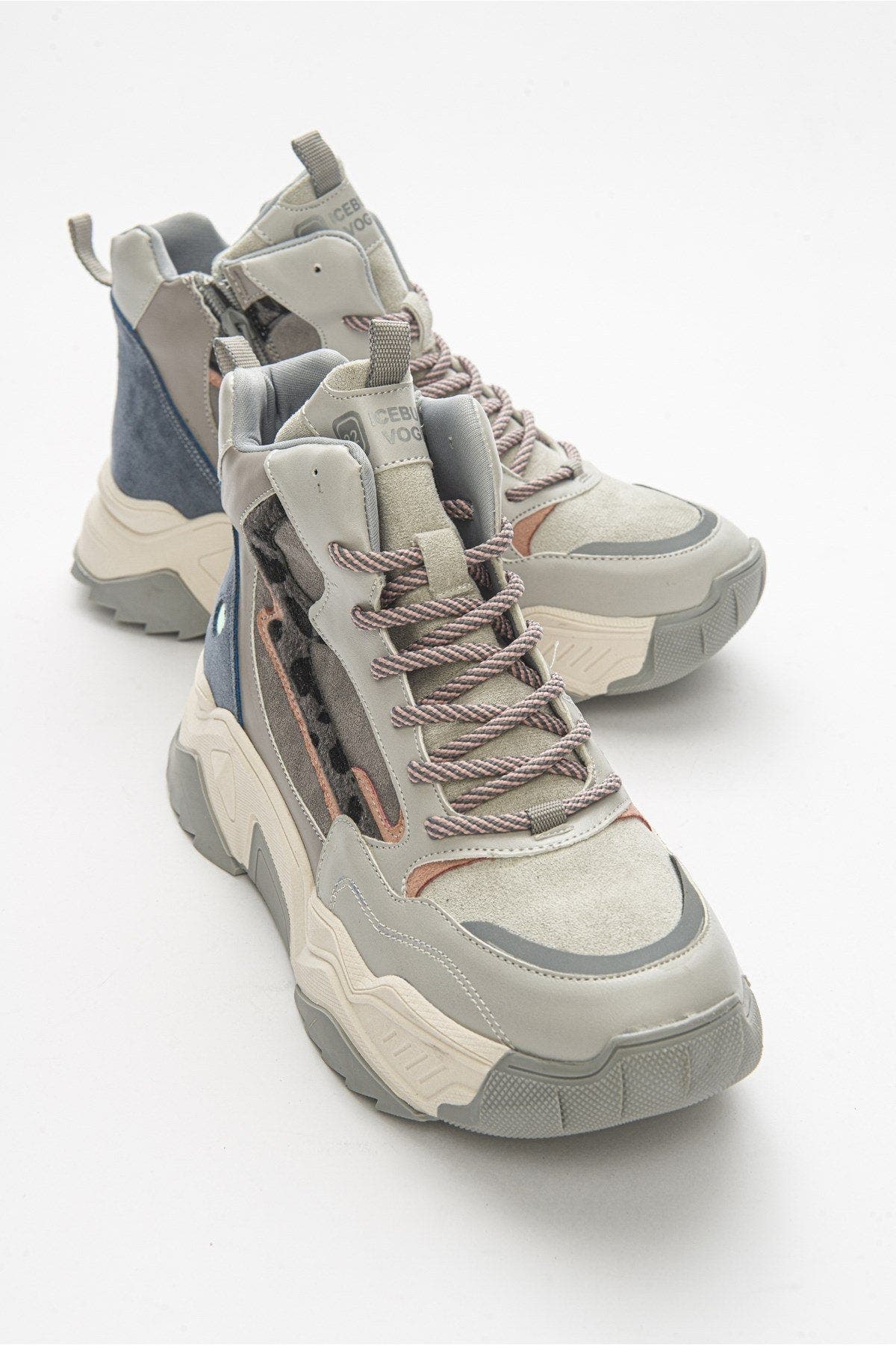 Olivia Sport Boot, Alternate, color, Ice Grey Faux Leather