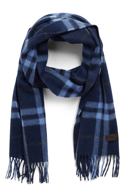 Cashmere Track Plaid Scarf