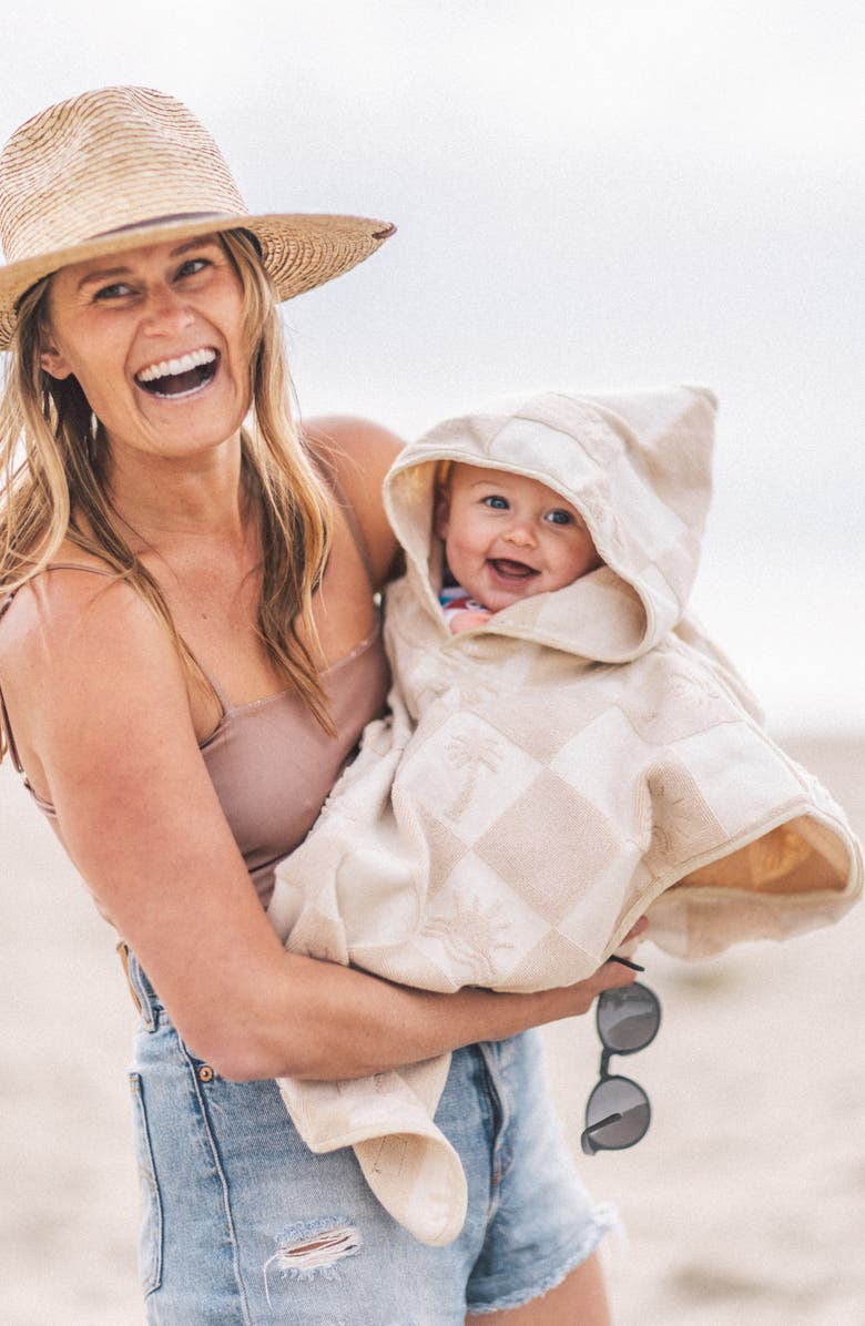 Feather 4 Arrow Kids' El Ray Hooded Cotton Terry Cloth Poncho, Alternate, color, San