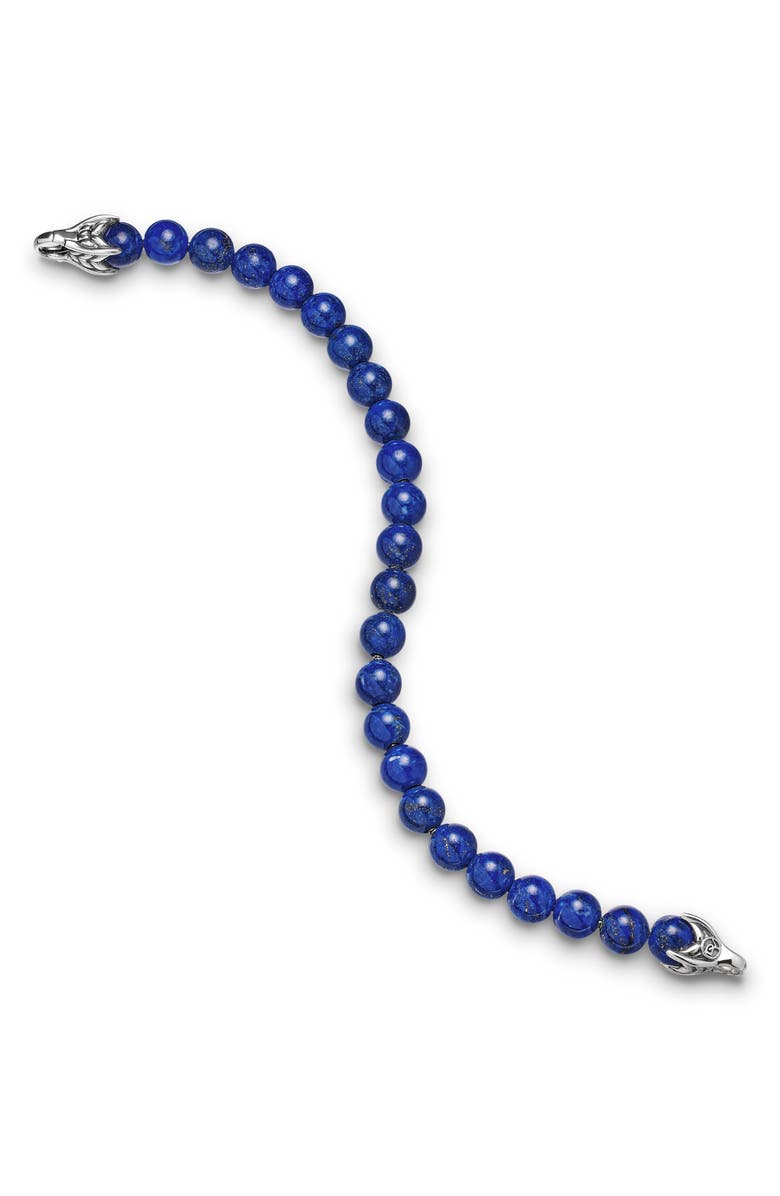 David Yurman Spiritual Lapis Lazuli Beaded Bracelet, Alternate, color, Blue