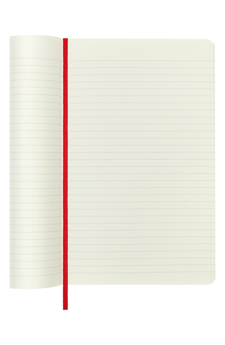 Moleskine Large Ruled Softcover Notebook, Alternate, color, Red