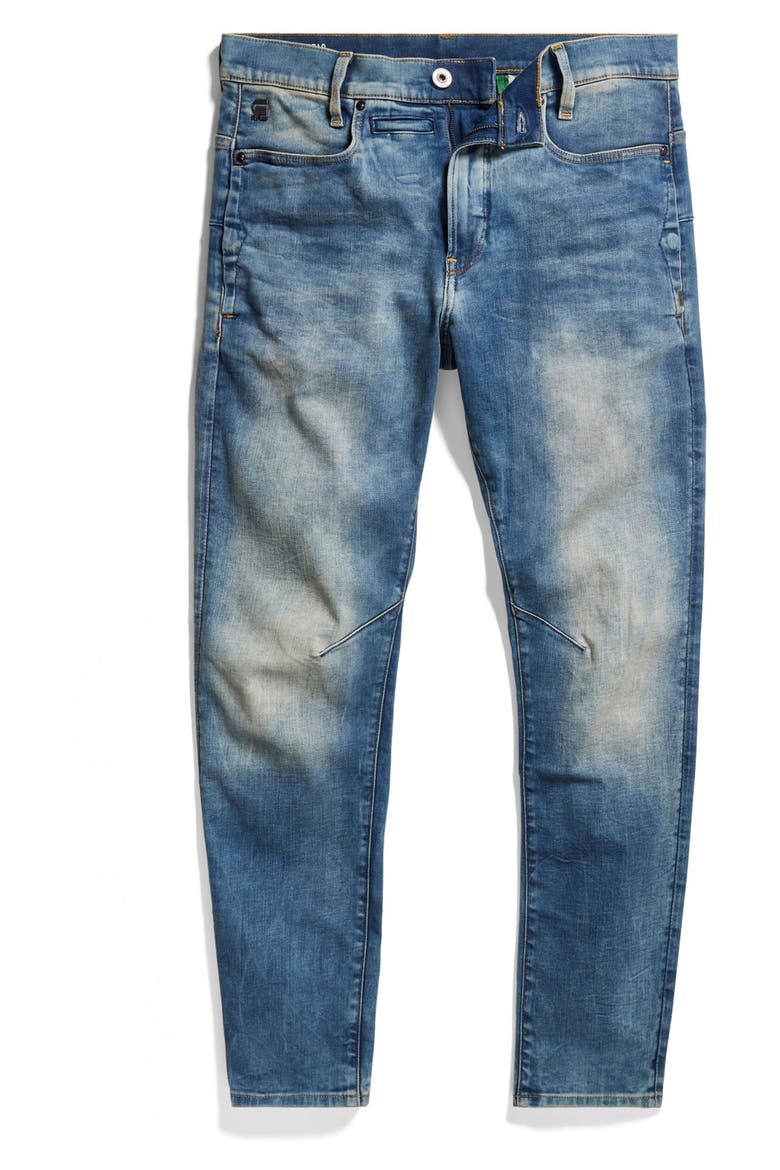 D-Staq 3D Slim Fit Jeans, Alternate, color, MEDIUM AGED
