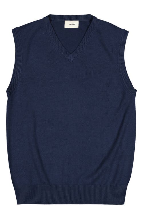 Dl1961 Merino Wool Sweater Vest In Blue