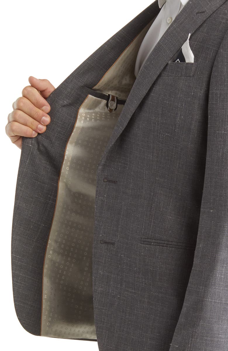 BOSS Virgin Wool, Silk & Linen Suit, Alternate, color, 