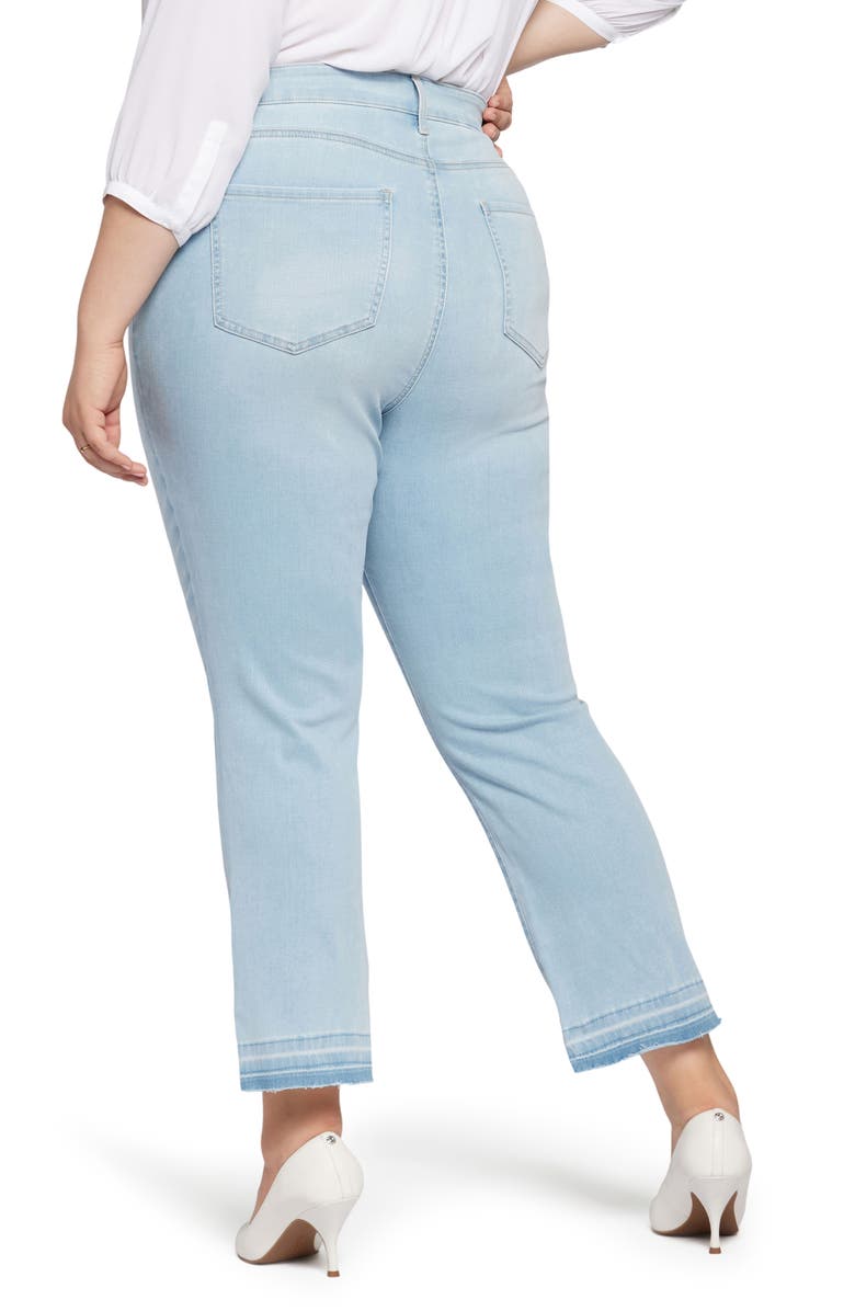NYDJ Cool Embrace<sup>®</sup> Frayed High Waist Ankle Slim Bootcut Jeans, Alternate, color,