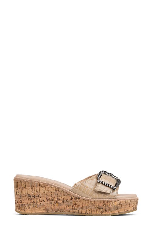 DONALD PLINER DONALD PLINER ALFEE PLATFORM WEDGE SLIDE SANDAL 