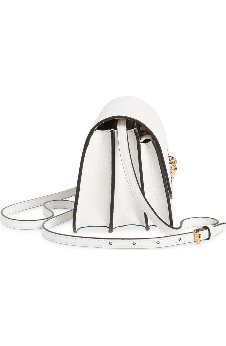 Versace La Medusa Leather Shoulder Bag, Alternate, color,