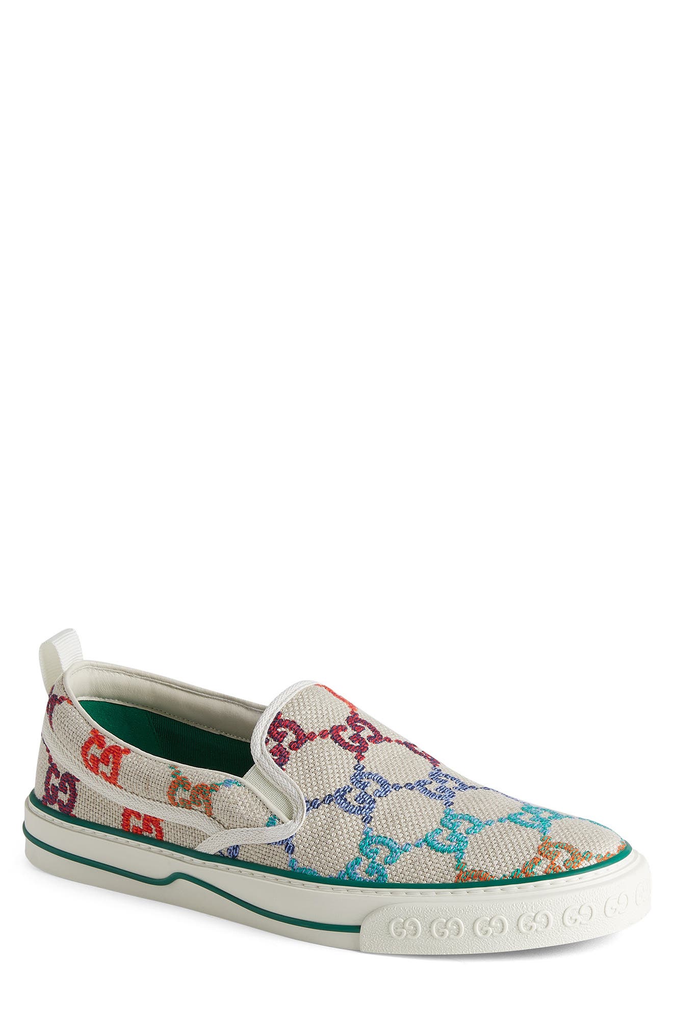 Gucci Tennis 1977 Slip-On Sneaker, Main, color, 