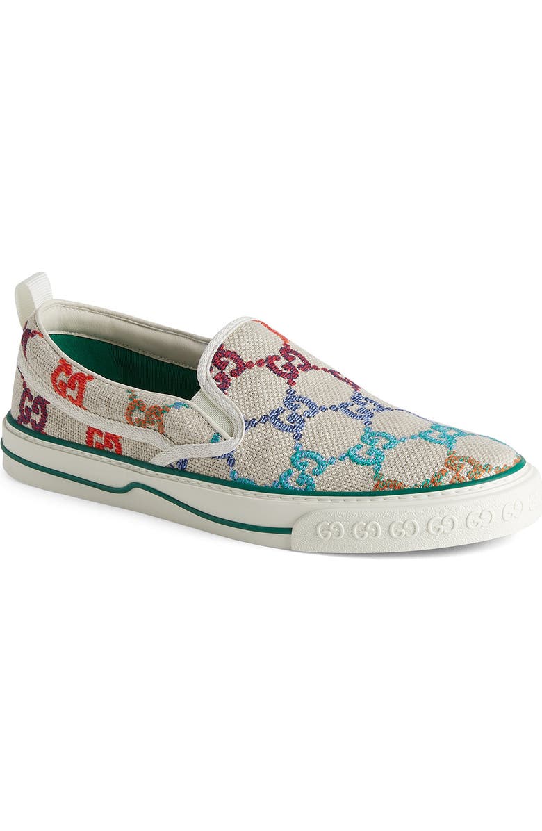 Gucci Tennis 1977 Slip-On Sneaker, Main, color,