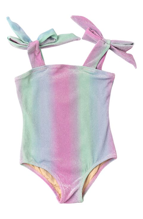 Kids' Shimmer Ocean Ombré One-Piece Swimsuit (Toddler & Little Kid)