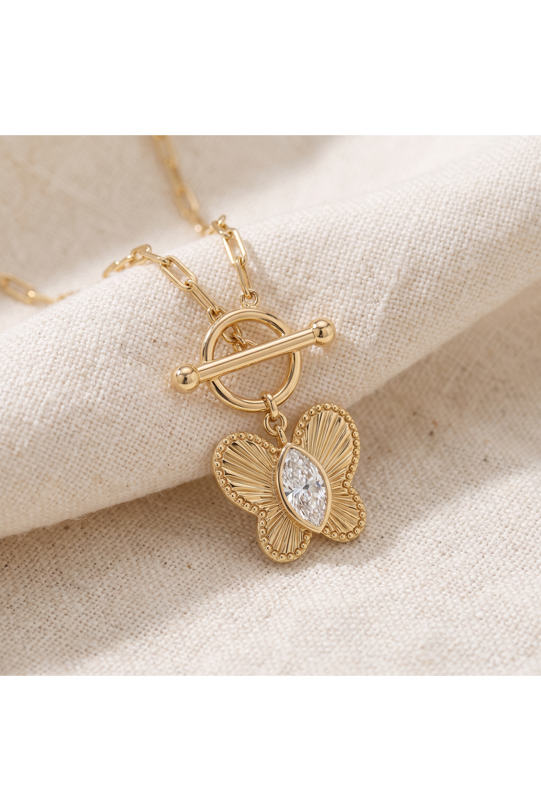 Certified 1Ct Diamond Marquise Solitaire Necklace 14k Gold 18", Alternate, color, 14k yellow Gold