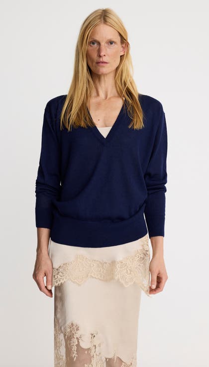 Boyfriend V-Neck Sweater