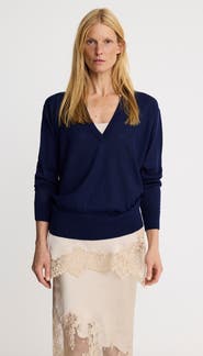 Smythe Boyfriend V-Neck Sweater