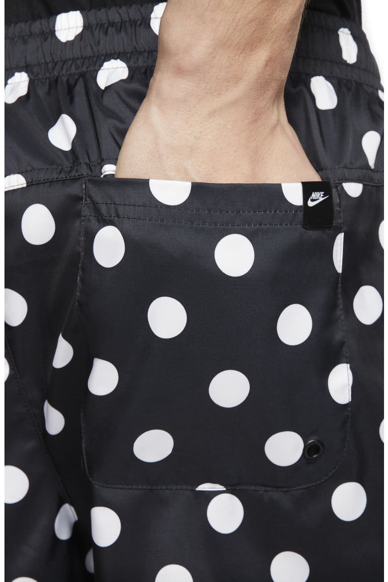 Sportswear JDI Polka Dot Shorts, Alternate, color, BLACK