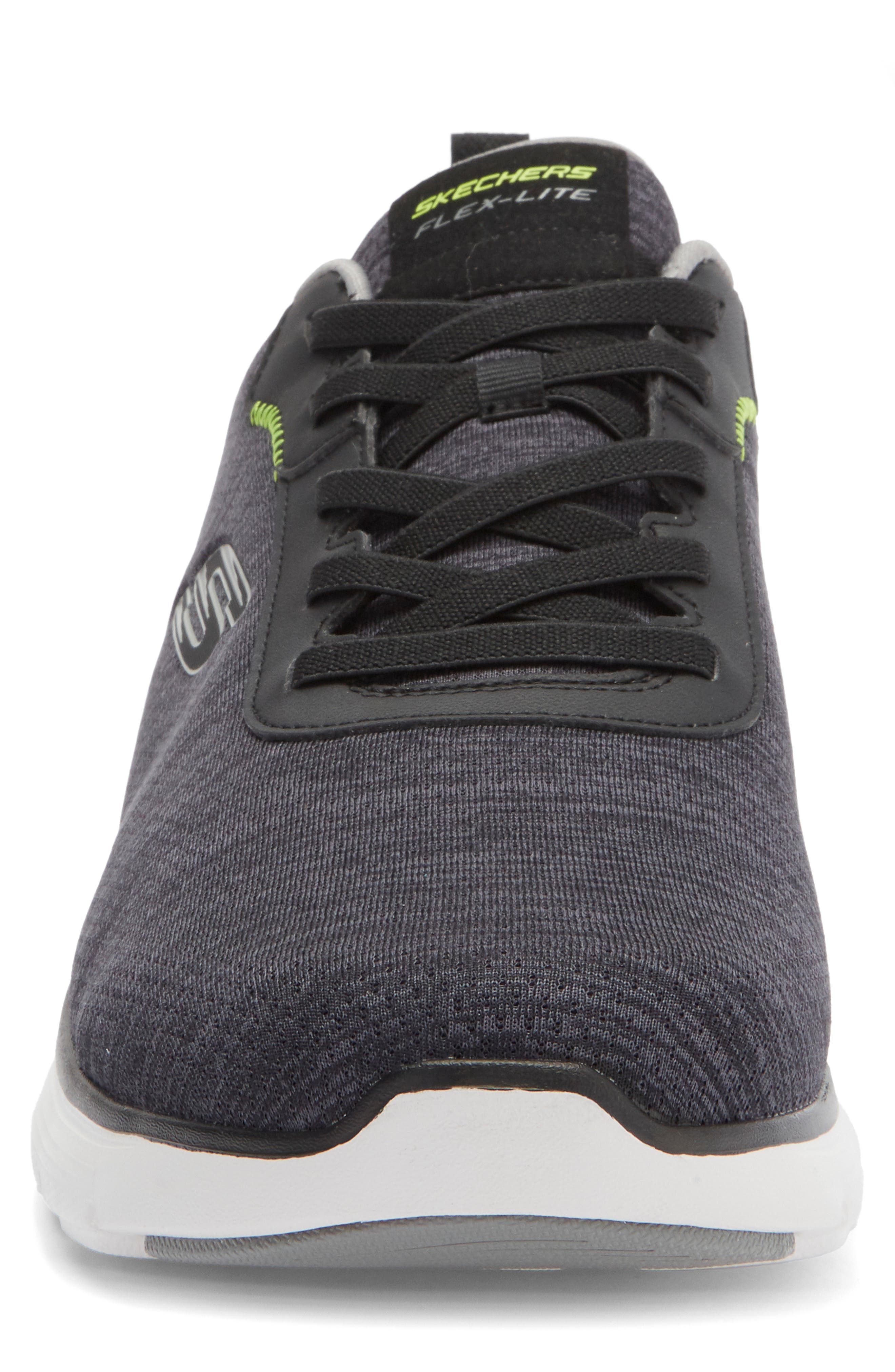 SKECHERS Flex Advantage 5.0 Arlus Sneaker, Alternate, color, Black/White