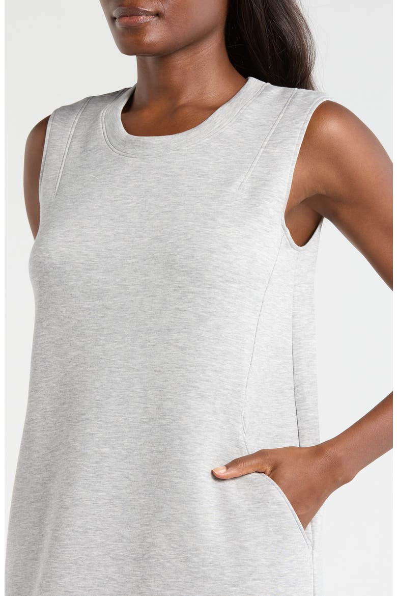 Dreamweave Sleeveless Dress, Alternate, color, HEATHER CONCRETE