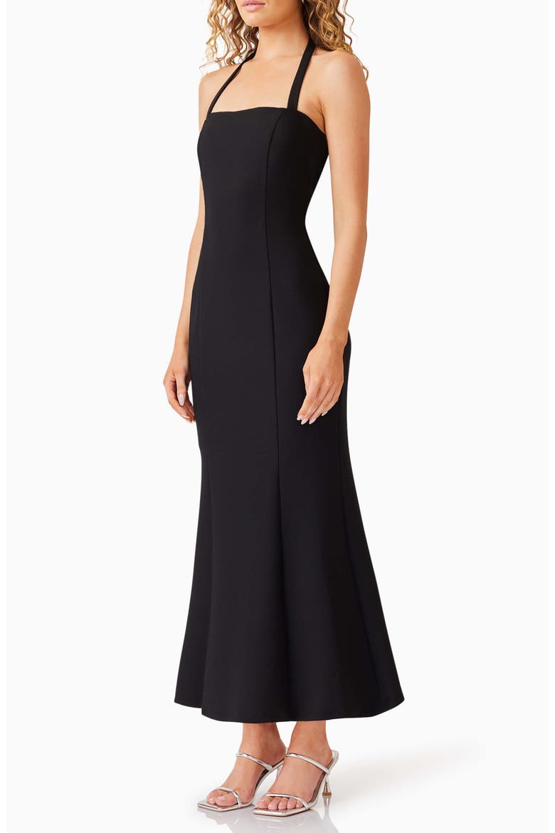 Selena Sleeveless Cocktail Dress, Alternate, color, BLACK