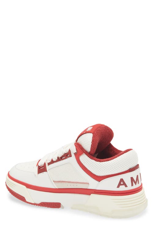 Shop Amiri Ma-1 Platform Sneaker In Red White