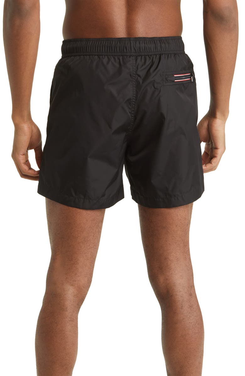 Moncler Technical Nylon Swim Trunks, Alternate, color,