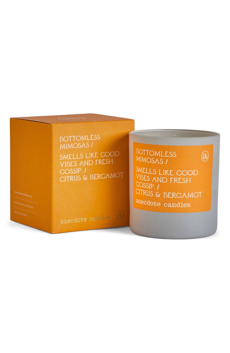 ANECDOTE CANDLES Bottomless Mimosas Candle, Alternate, color, Grey