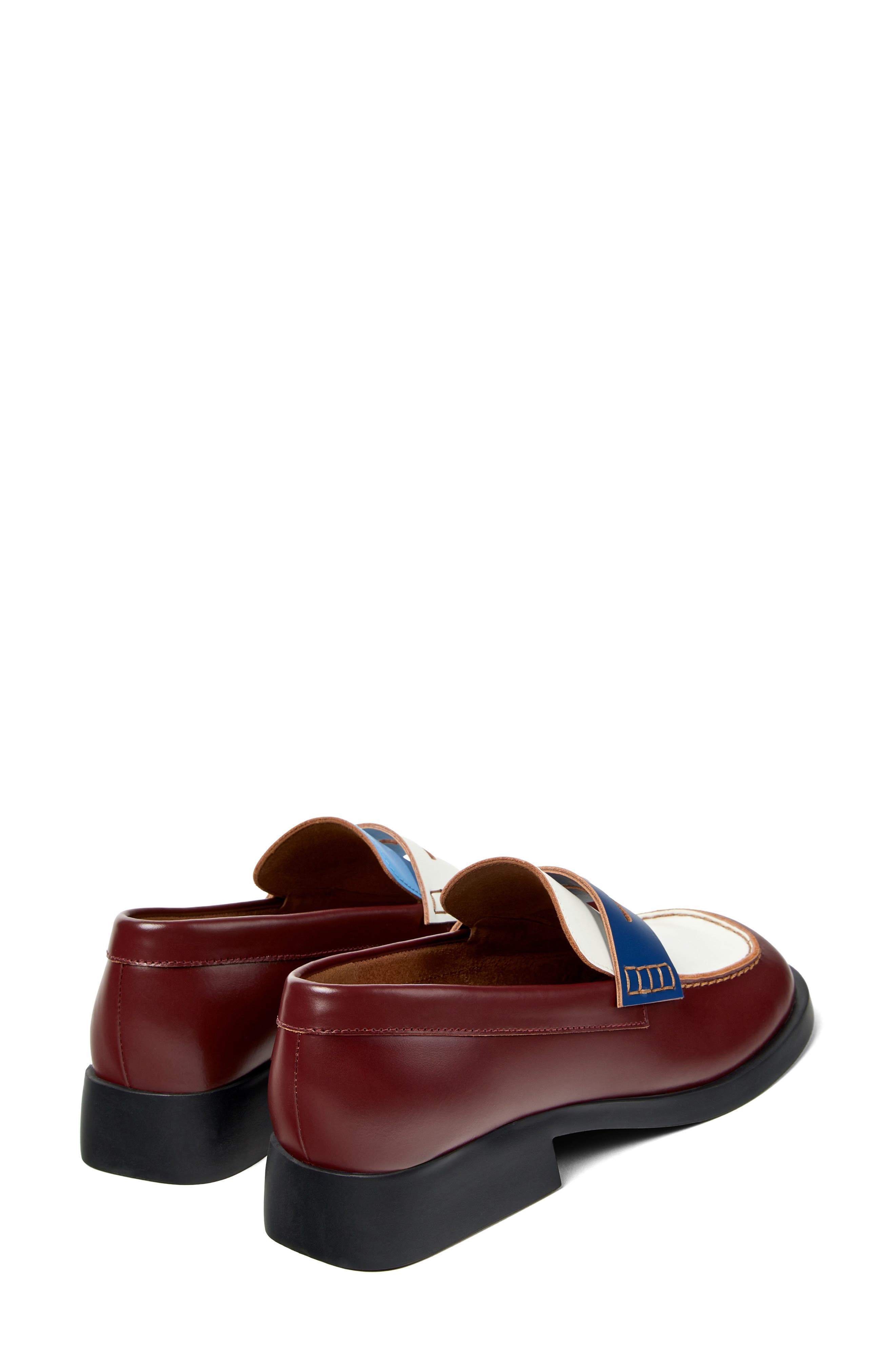 Camper Donna Twins Mismatch Penny Loafer, Alternate, color, Red - Assorted