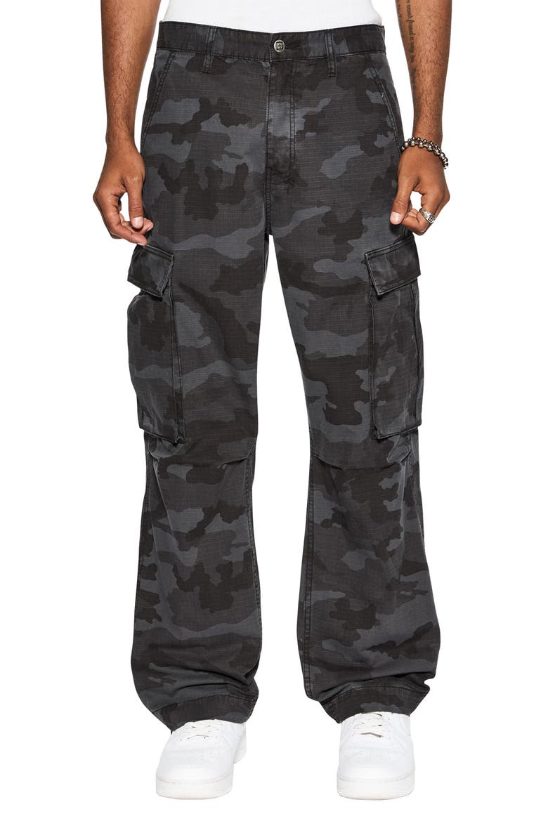 Ksubi Fugitive Camo Cotton Cargo Pants, Main, color,