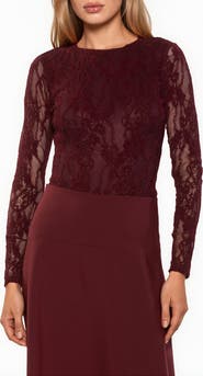 Alexia Admor Celine Stretch Lace Bodysuit