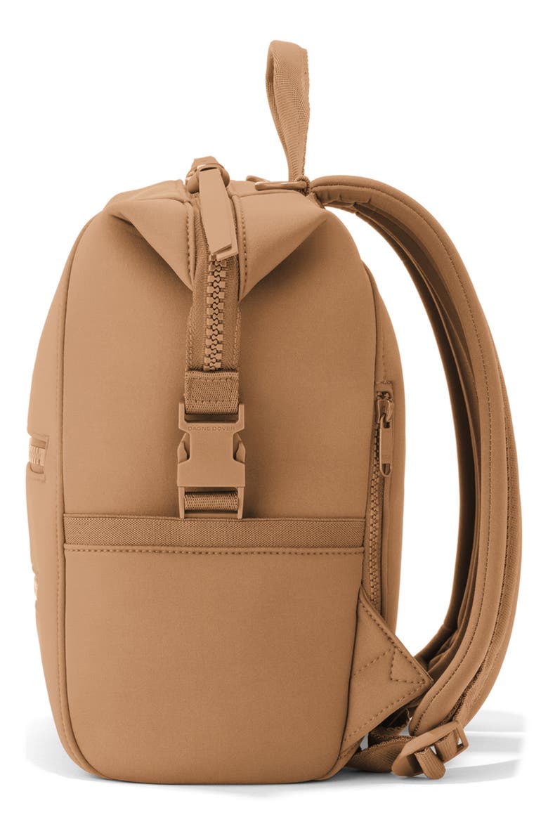 Indi Small Neoprene Diaper Backpack, Alternate, color, CAMEL