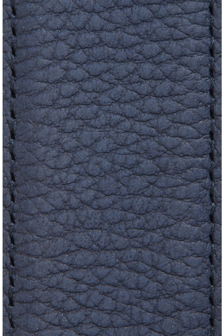 Madison Leather Belt, Alternate, color, NAVY