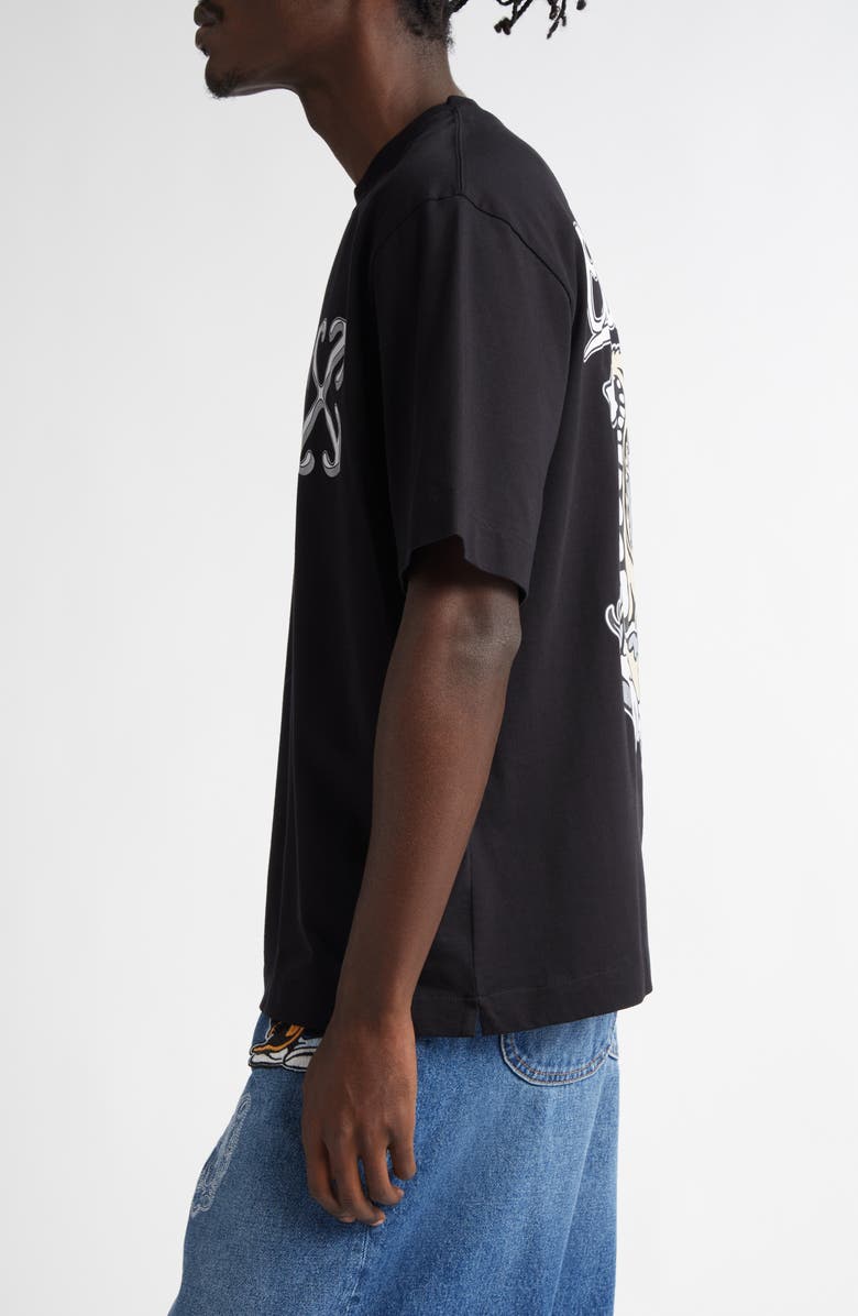 Off-White Dragon Skate Graphic T-Shirt, Alternate, color,