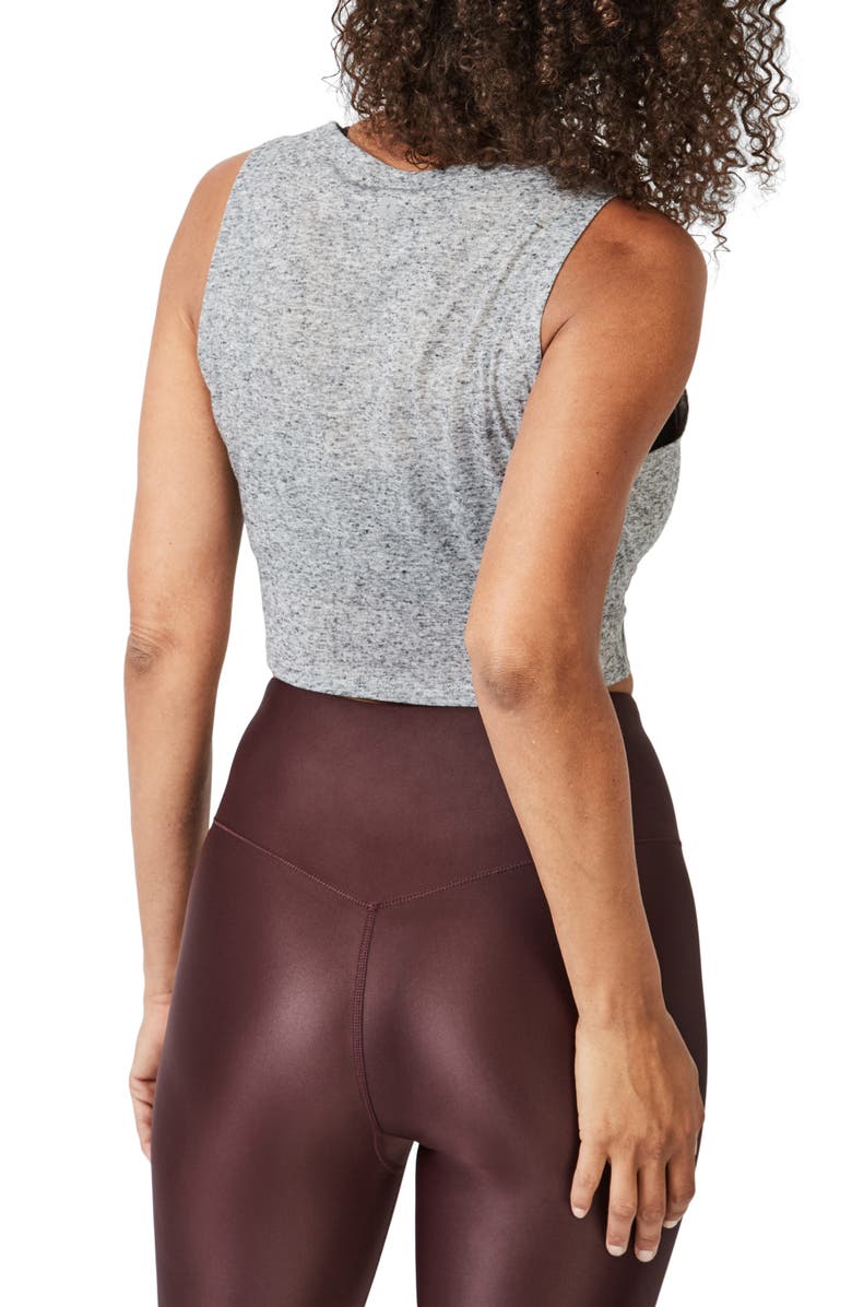 Sweaty Betty Arc Knot Cropped Tank Top, Alternate, color, 