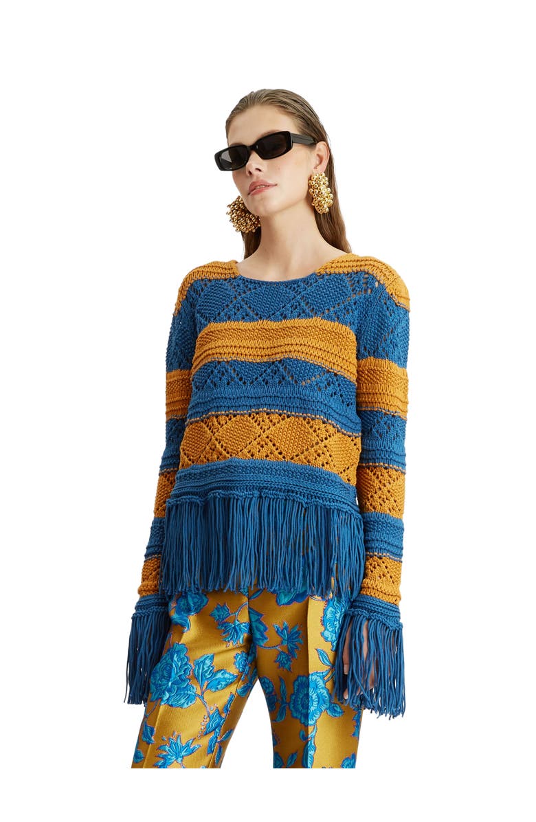 La DoubleJ Playa Sweater Blue Petrol, Main, color, Blue Petrol