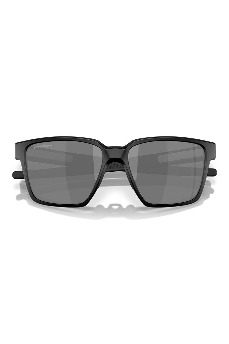 Actuator 57mm Prizm™ Rectangular Sunglasses, Main, color, MATTE BLACK