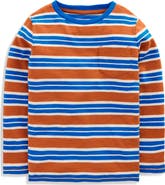Mini Boden Kids' Everyday Long Sleeve Cotton Pocket T-Shirt