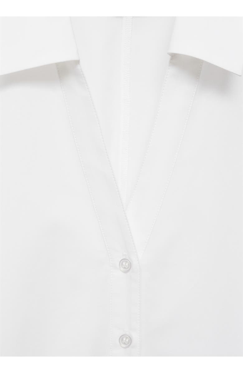 MANGO Tie Belt Long Sleeve Shirtdress, Alternate, color, 