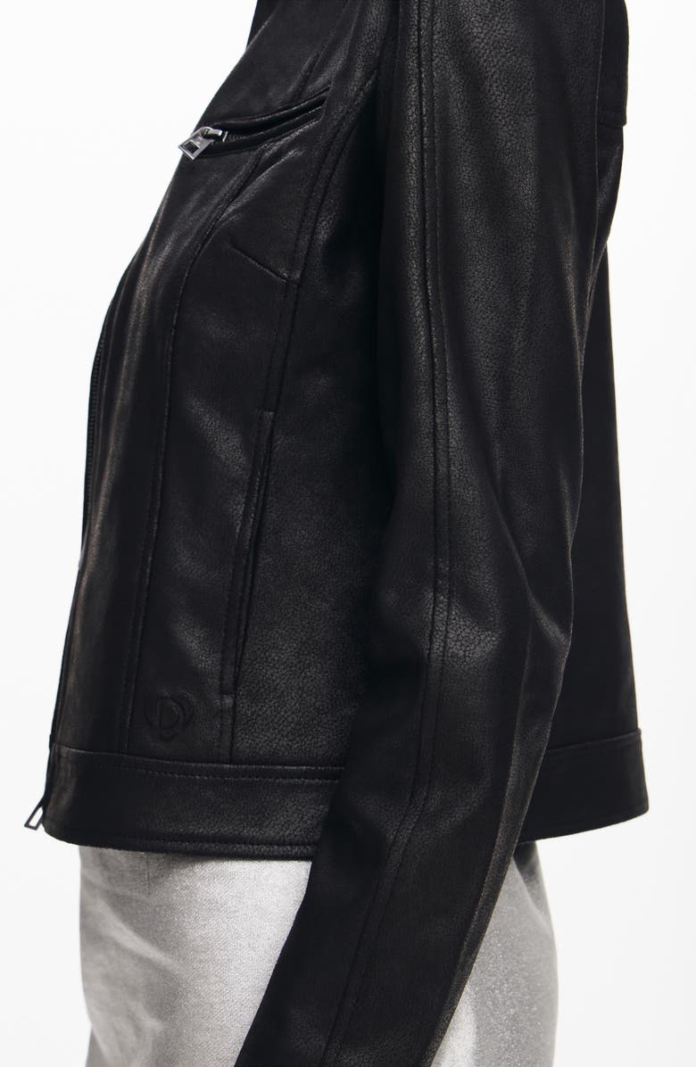 Desigual Munich Faux Leather Moto Jacket, Alternate, color, 
