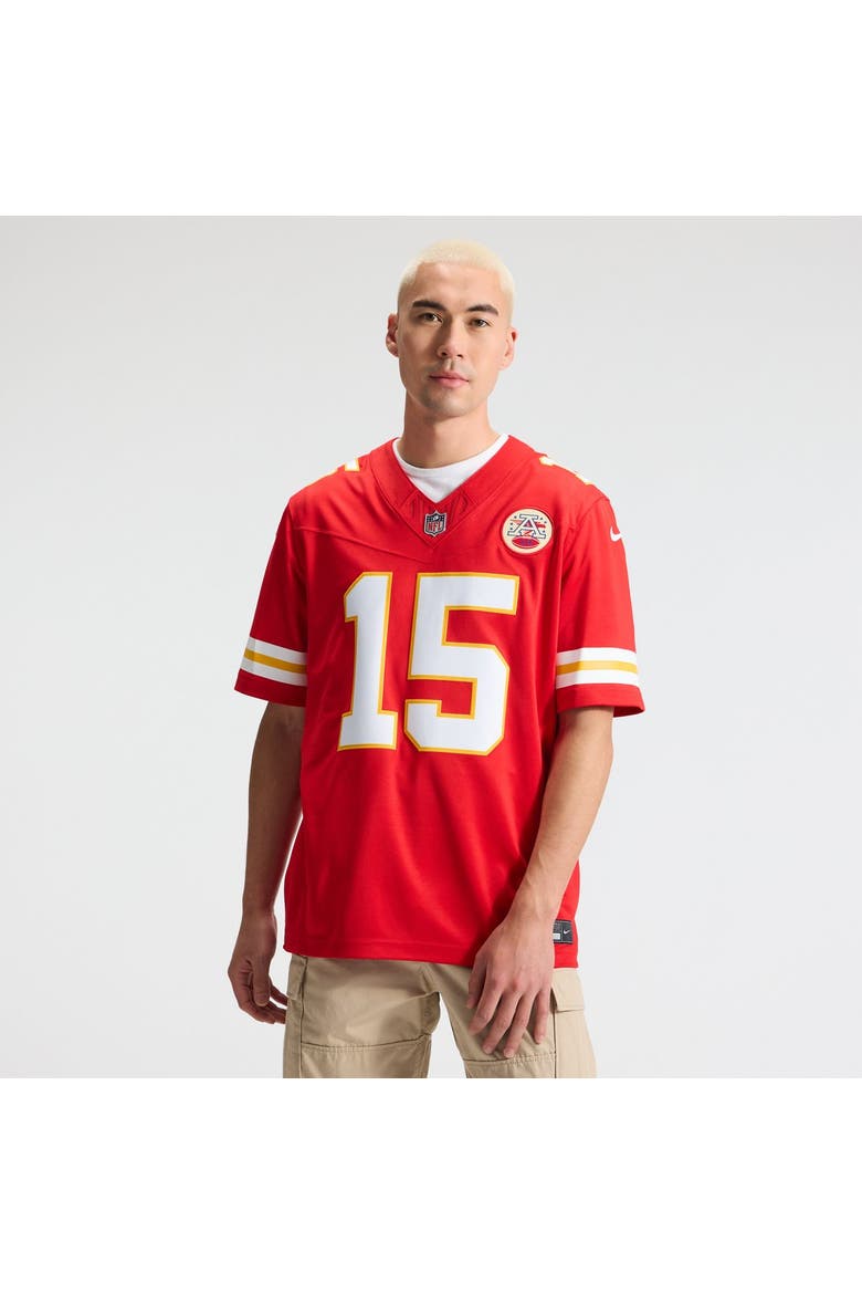 Men's Nike Patrick Mahomes Red Kansas City Chiefs Team Vapor F.U.S.E. Stitched Limited Jersey, Alternate, color, Red