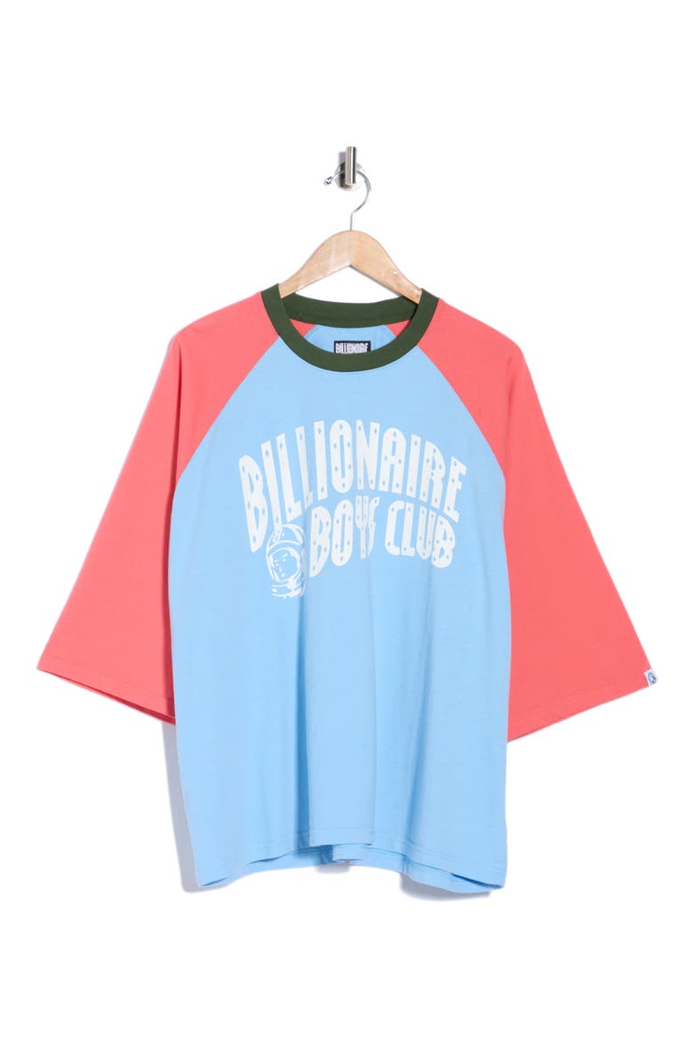 BB Space Camp Cotton Graphic T-Shirt, Alternate, color, BLUE BELL