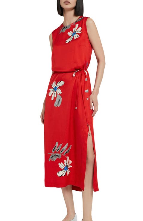Viscose Midi Dress