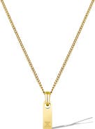 Vincero Men's Initial Pendant Necklace