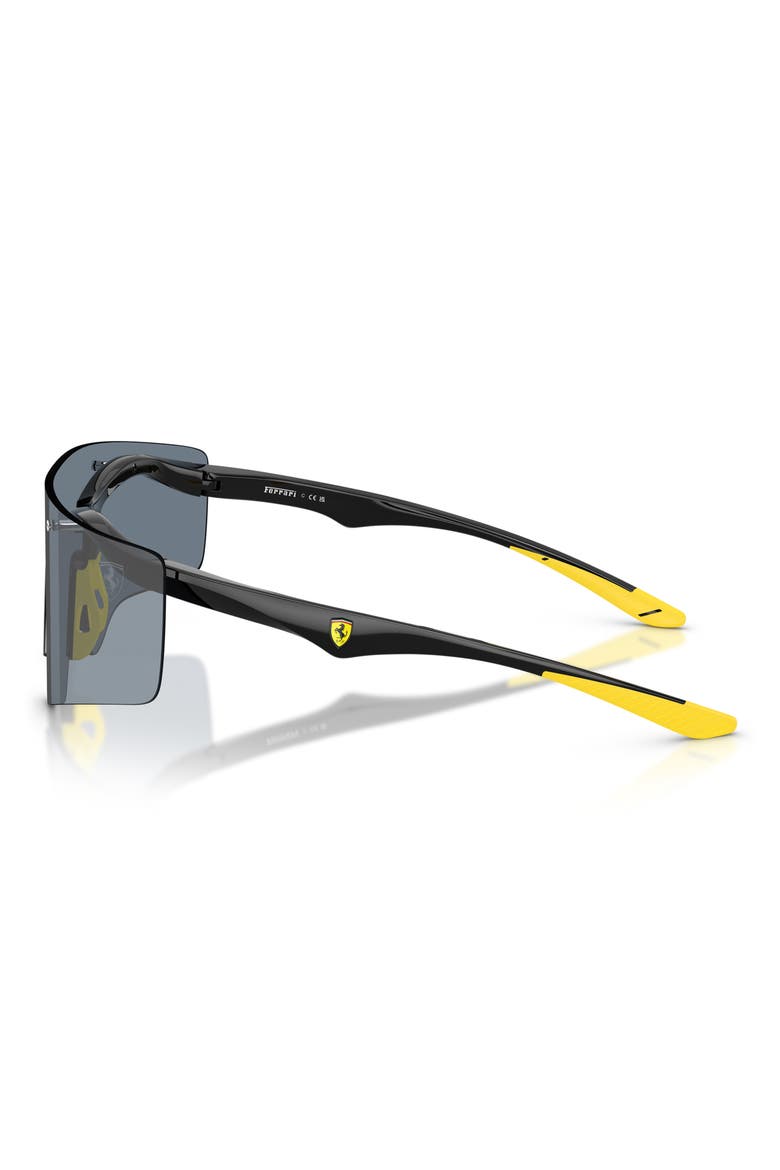 139mm Shield Wrap Sunglasses, Alternate, color, LIGHT BLUE SILVER