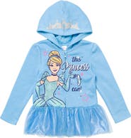 Disney Princess Zip-Up Hooded Sweatshirt