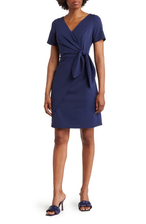 Side Tie Wrap Dress
