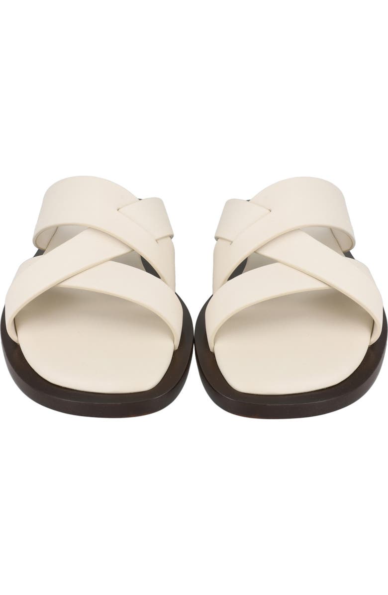 FERRAGAMO Crossover Slide Sandal, Alternate, color,