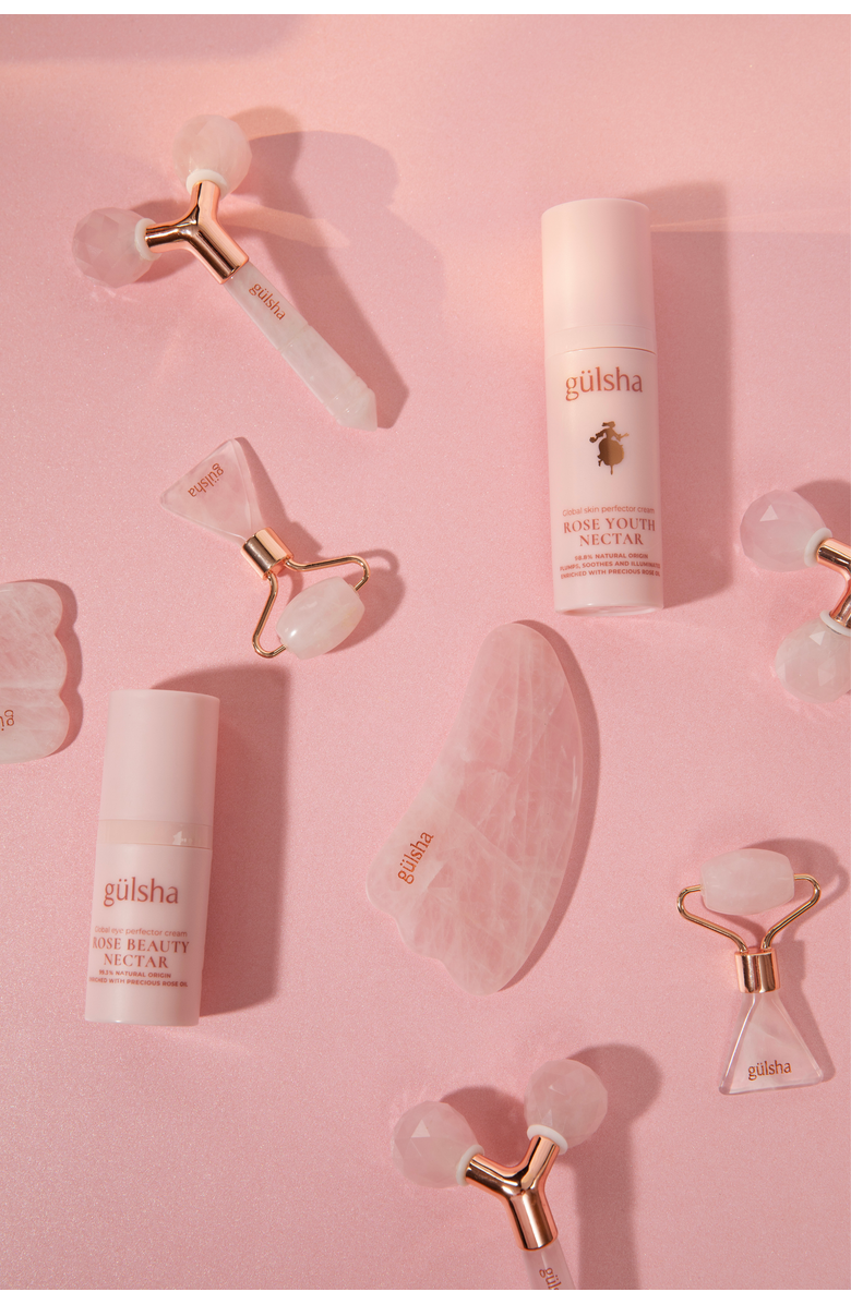 Gulsha Eye Massage Roller, Alternate, color, Pink