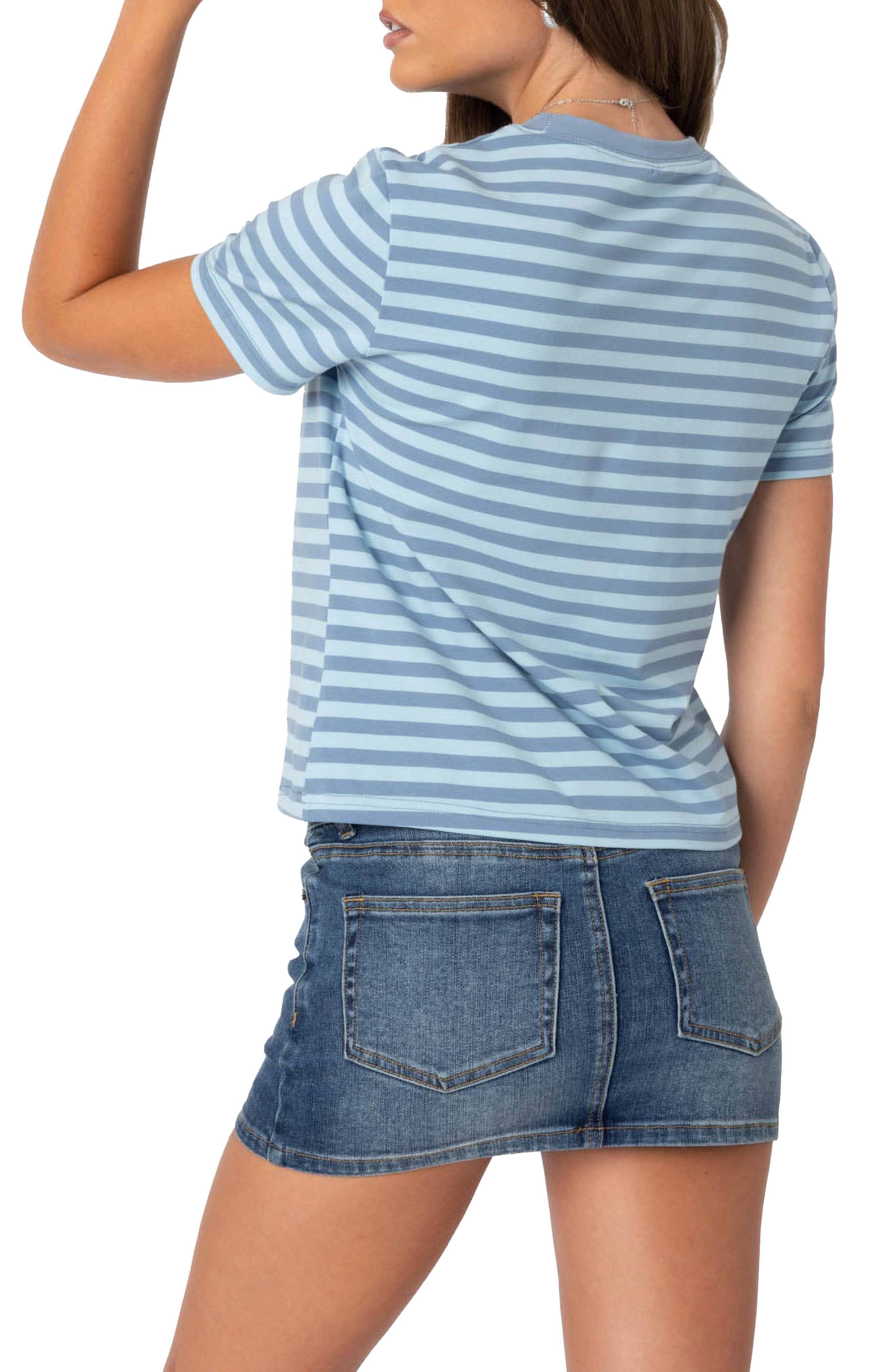 Callahan Stripe Crewneck T-Shirt - image 2