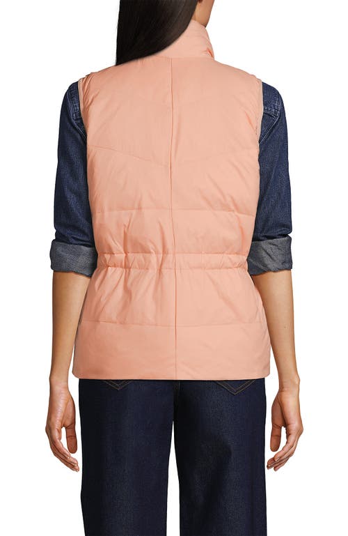 LANDS' END LANDS' END WANDERWEIGHT REVERSIBLE PACKABLE DOWN VEST
