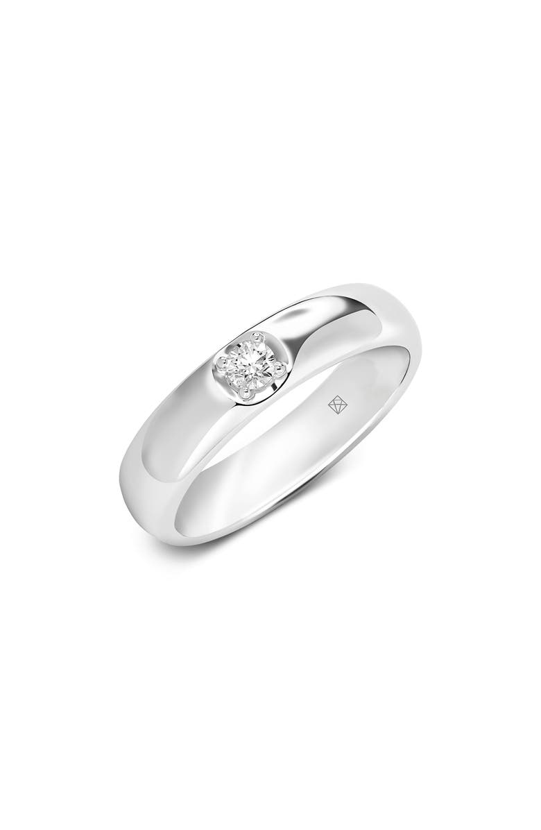 LIGHTBOX 0.1-Carat The Inset Solitaire Lab Grown Diamond Ring, Main, color, 