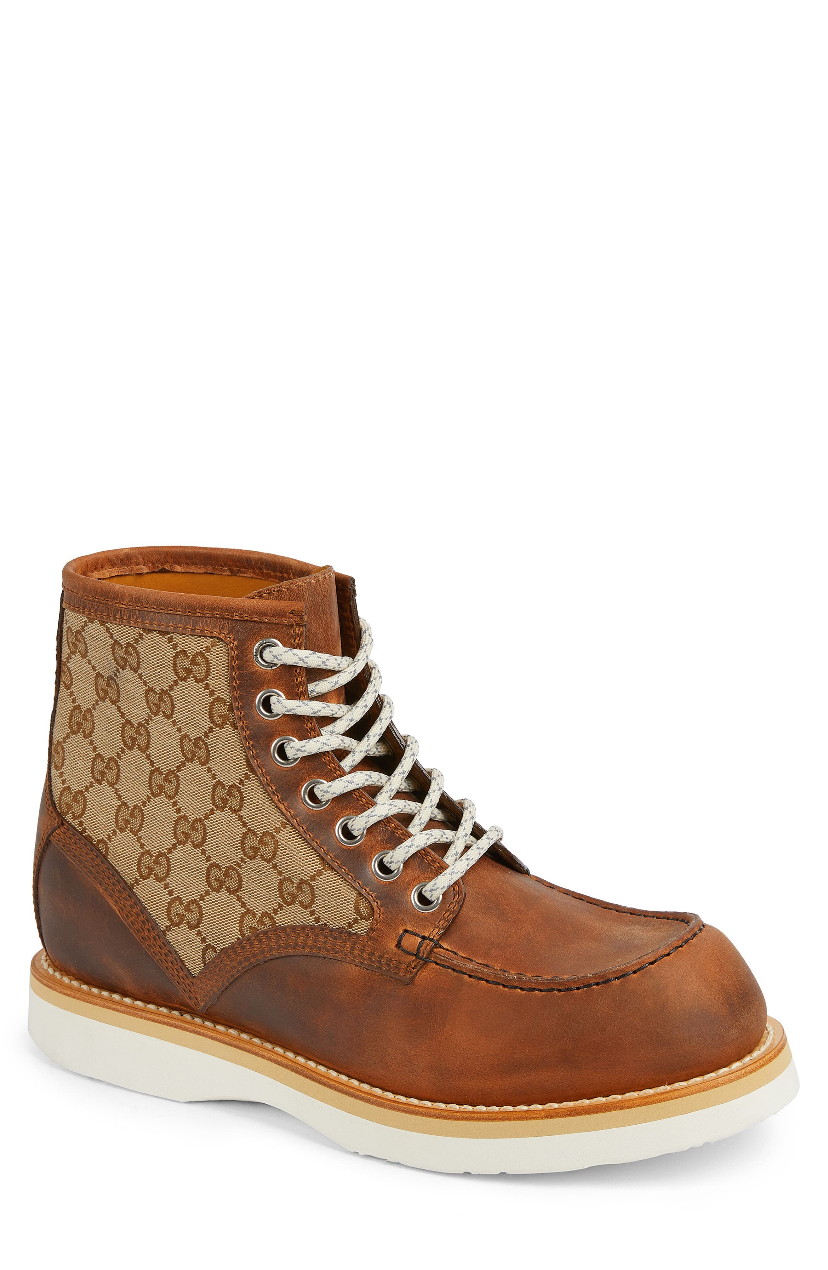 Gucci Ala Boot, Main, color, Brown