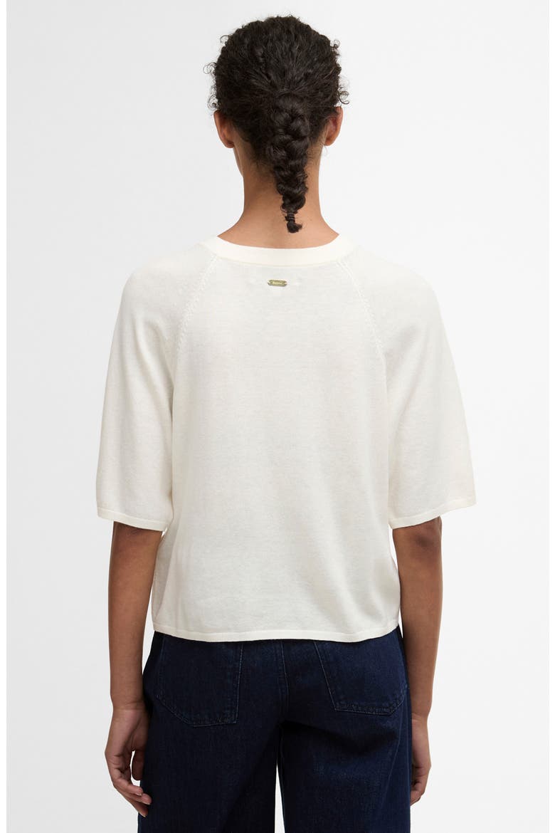 Camille Merino Wool & Cotton Sweater, Alternate, color, CLOUD